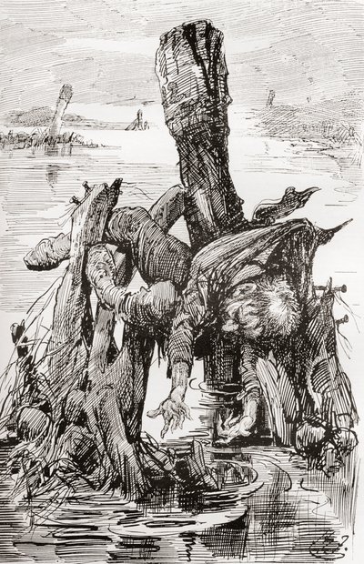 Illustration pour The Old Curiosity Shop de Charles Dickens - Harry Furniss