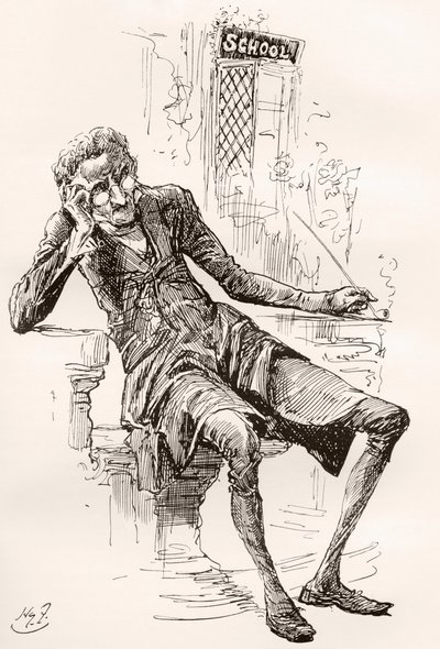 Illustration pour The Old Curiosity Shop de Charles Dickens - Harry Furniss
