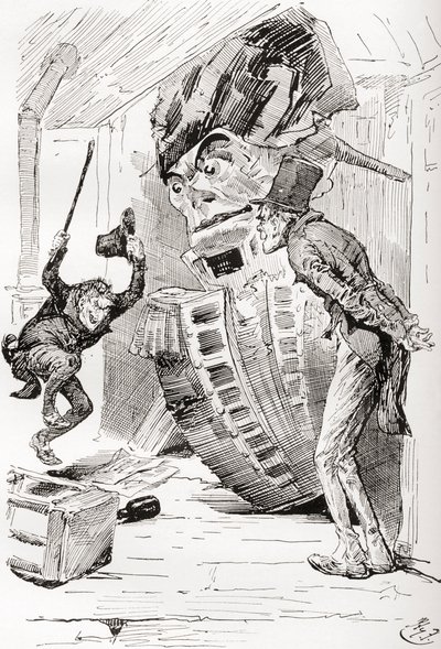 Illustration pour le roman de Charles Dickens Le Magasin d