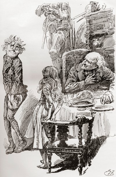 Illustration pour le roman de Charles Dickens Le Magasin d