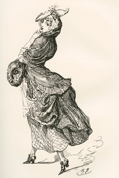 Illustration pour le roman de Charles Dickens Barnaby Rudge - Harry Furniss