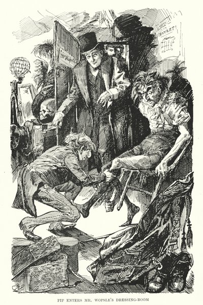 Illustration pour Les Grandes Espérances de Charles Dickens - Harry Furniss