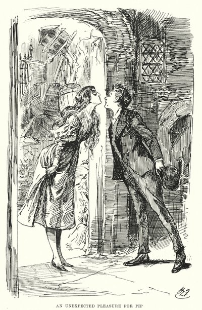 Illustration pour Les Grandes Espérances de Charles Dickens - Harry Furniss