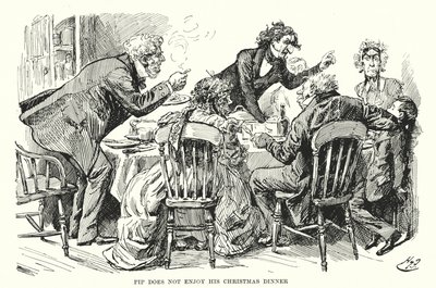 Illustration pour Les Grandes Espérances de Charles Dickens - Harry Furniss