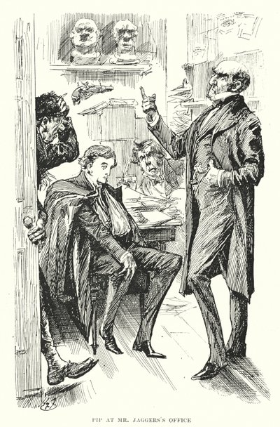 Illustration pour Les Grandes Espérances par Charles Dickens - Harry Furniss