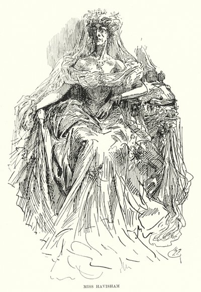Illustration pour Les Grandes Espérances par Charles Dickens - Harry Furniss
