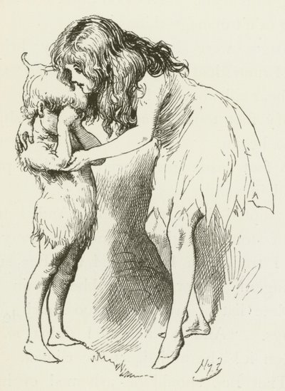 Illustration pour Sylvie et Bruno par Lewis Carroll - Harry Furniss