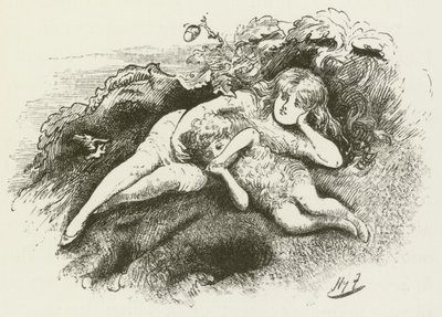 Illustration pour Sylvie et Bruno par Lewis Carroll - Harry Furniss
