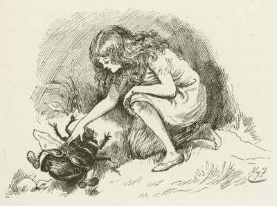 Illustration pour Sylvie et Bruno par Lewis Carroll - Harry Furniss