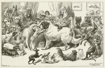 Illustration pour Sylvie et Bruno par Lewis Carroll - Harry Furniss