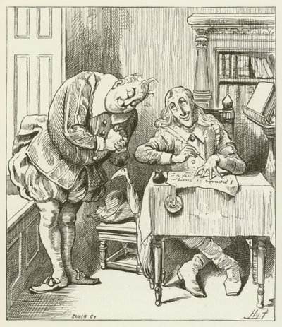 Illustration pour Sylvie et Bruno par Lewis Carroll - Harry Furniss