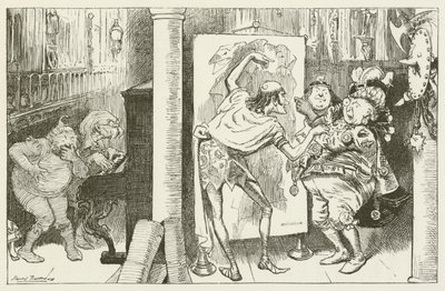 Illustration pour Sylvie et Bruno par Lewis Carroll - Harry Furniss
