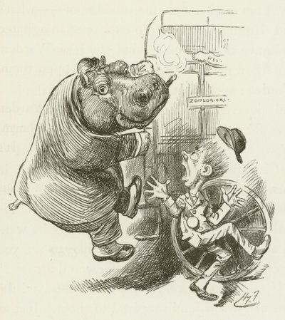 Illustration pour Sylvie et Bruno par Lewis Carroll - Harry Furniss