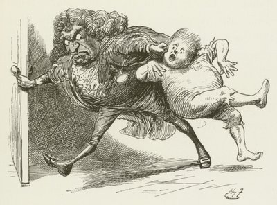 Illustration pour Sylvie et Bruno par Lewis Carroll - Harry Furniss