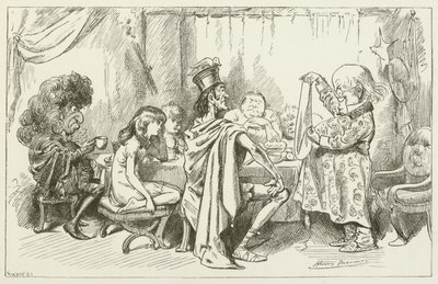 Illustration pour Sylvie et Bruno par Lewis Carroll - Harry Furniss