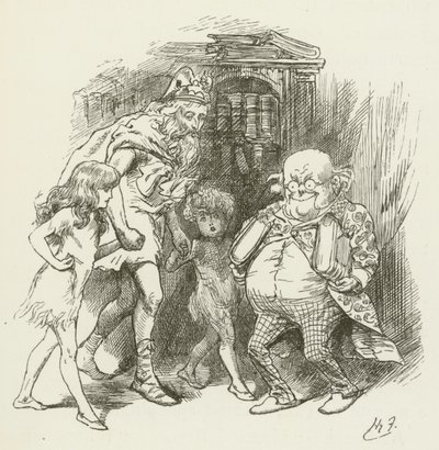 Illustration pour Sylvie et Bruno par Lewis Carroll - Harry Furniss