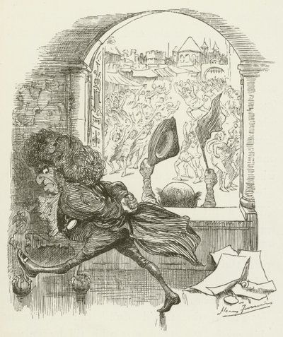 Illustration pour Sylvie et Bruno par Lewis Carroll - Harry Furniss