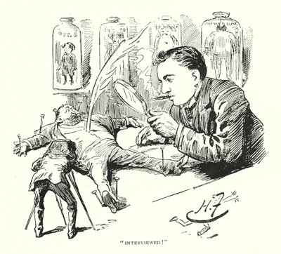 « Interviewé ! » - Harry Furniss