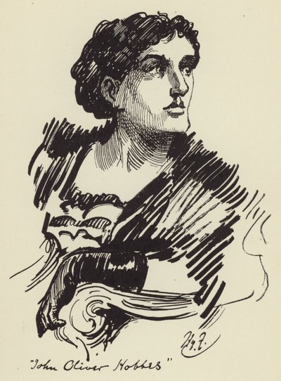 John Oliver Hobbes - Harry Furniss