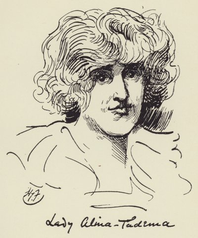 Lady Alma Tadema - Harry Furniss
