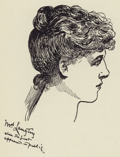 Mme Langtry - Harry Furniss