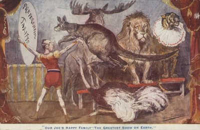 La famille heureuse de notre Joe - le plus grand spectacle du monde - Harry Furniss