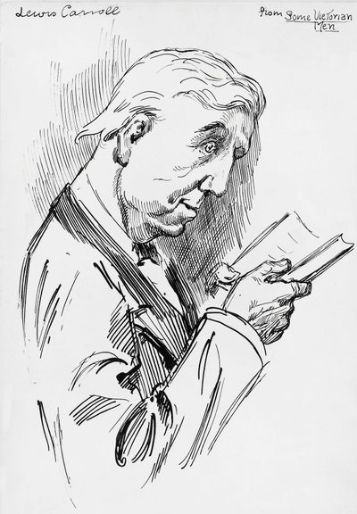 Portrait de Lewis Carroll, pseudonyme de Charles Lutwidge Dodgson (Cheshire) - Harry Furniss