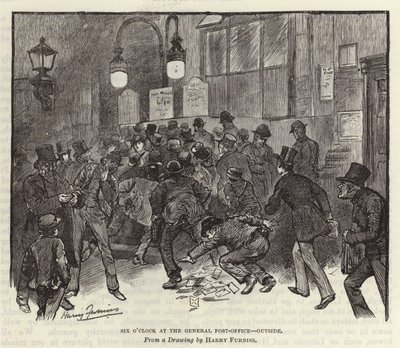 Six heures à la poste générale - Harry Furniss