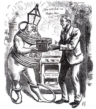 Le coût bon marché du gaz - Harry Furniss