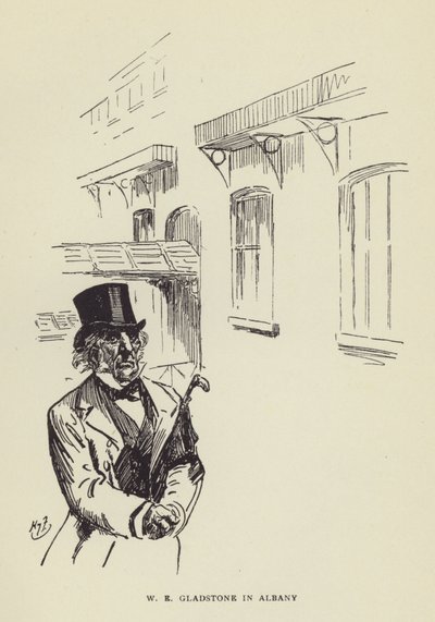W. E. Gladstone à Albany - Harry Furniss