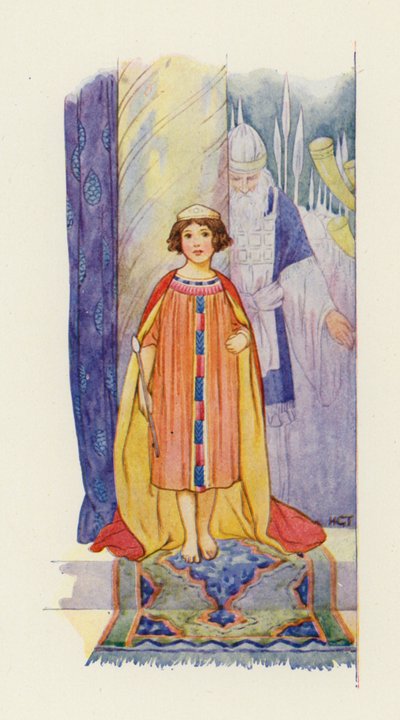 Le peuple a de nouveau crié "God save the King !". (lithographie couleur) - Harry George Theaker