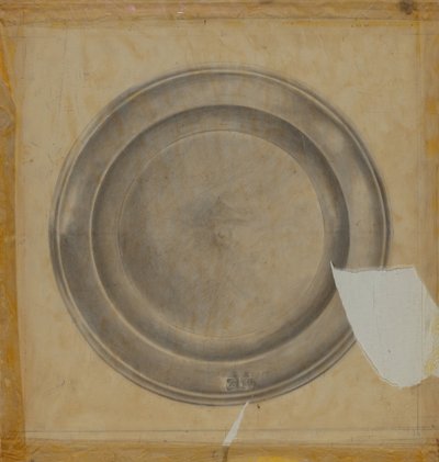 Assiette en étain - Harry Goodman