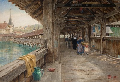 Le Pont de la Chapelle, Lucerne - Harry Goodwin