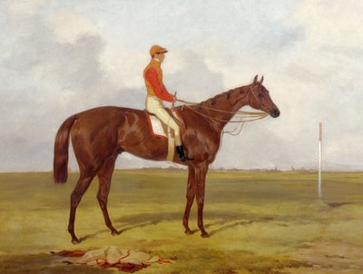 Portrait du Cosaque, vainqueur du Derby de 1847 avec S. Templeman, 1847 - Harry Hall