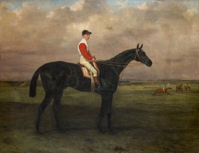 Chippendale, un cheval de course avec jockey sur l