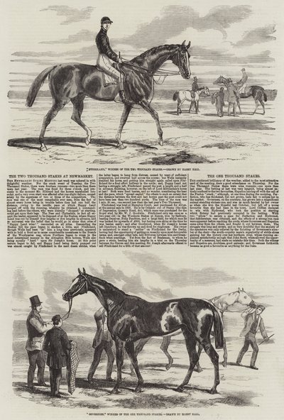Les Deux Mille Stakes à Newmarket - Harry Hall