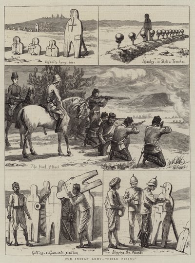 Notre armée indienne, tir de campagne - Harry Hamilton Johnston