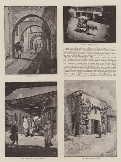 Scènes de Tripoli - Harry Hamilton Johnston