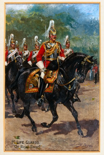 1st Life Guards, en escorte royale - Harry Payne