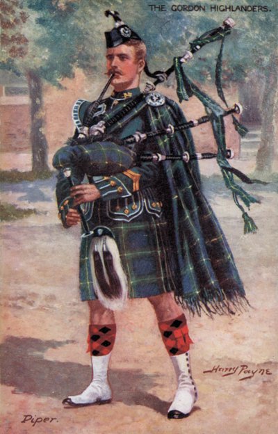 Les Gordon Highlanders, Piper - Harry Payne