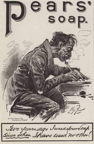 Publicité pour le savon Pears - Harry after Furniss