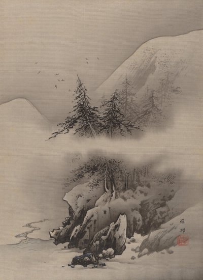 Paysage enneigé - Hashimoto Gaho