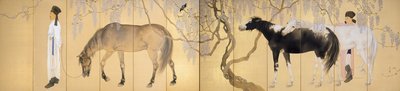 Visite à un ermite, 1930 - Hashimoto Kansetsu