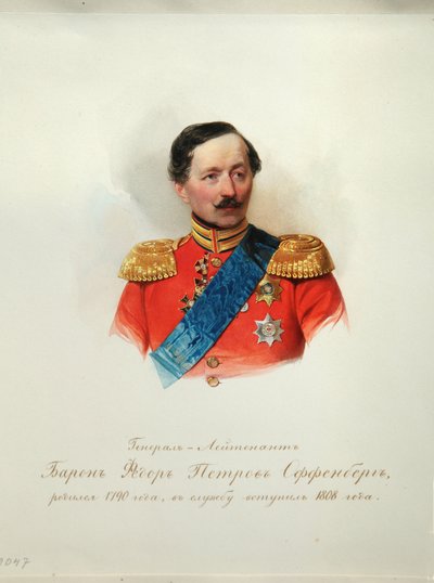 Portrait du Général Baron Fiodor Petrovitch von Offenberg 1789-1857 De l