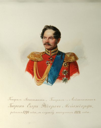 Portrait du général Yegor Fyodorovich Meiendorf 1794-1879, de l