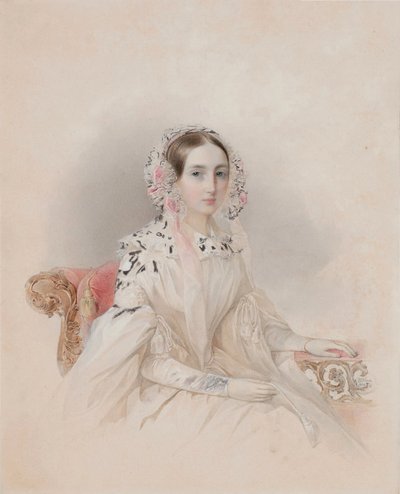 Portrait de la princesse Thérèse de Nassau-Weilburg 1815-1871, 1838 - Hau