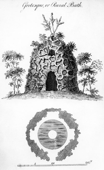 Grotesque ou Bain rural, par William Wright, 1762 - Haynes King