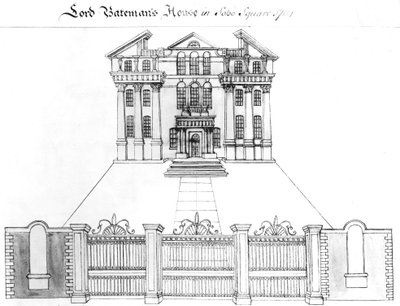 Maison de Lord Bateman à Soho Square, 1764 - Haynes King