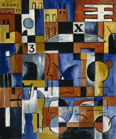 Paysage constructif de Montevideo - Héctor Ragni