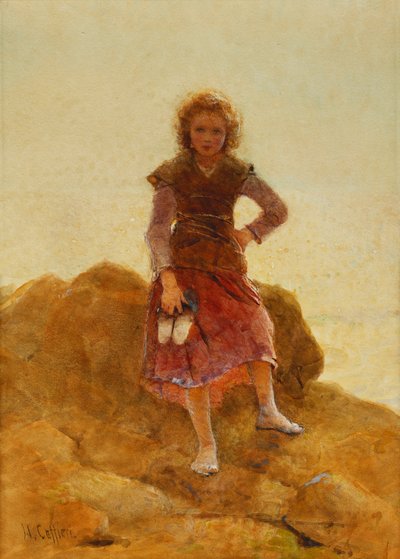 Un ramasseur de moules - Hector Caffieri